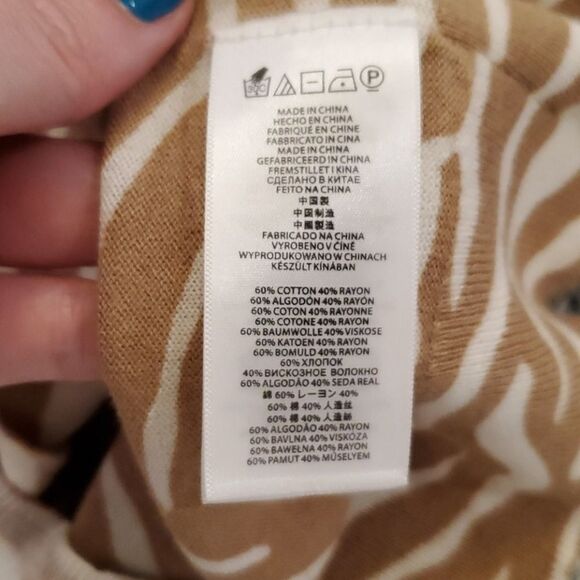 Fun inside out Michael Kors zebra cardigan - Picture 5 of 8